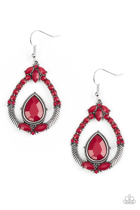 Vogue Voyager - Red Earring - Box RedE1
