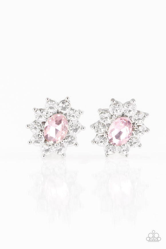Starry Nights - Pink Post Earrings