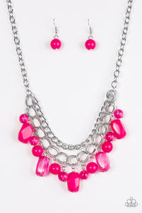 Brazilian Bay - Pink Necklace - Box 3 - Pink