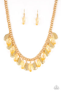 Fringe Fabulous - Gold Necklace - Box 2 - Gold