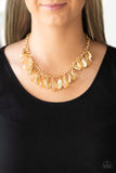 Fringe Fabulous - Gold Necklace - Box 2 - Gold