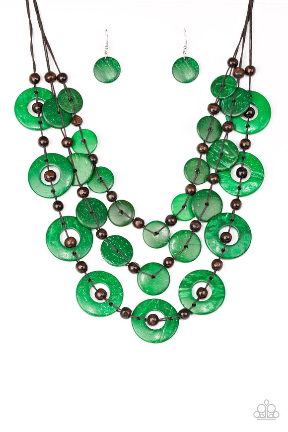 Catalina Coastin - Green necklace