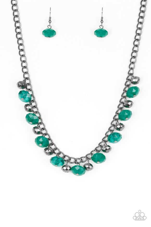 Runway Rebel - Green Necklace - Box 5 - Green