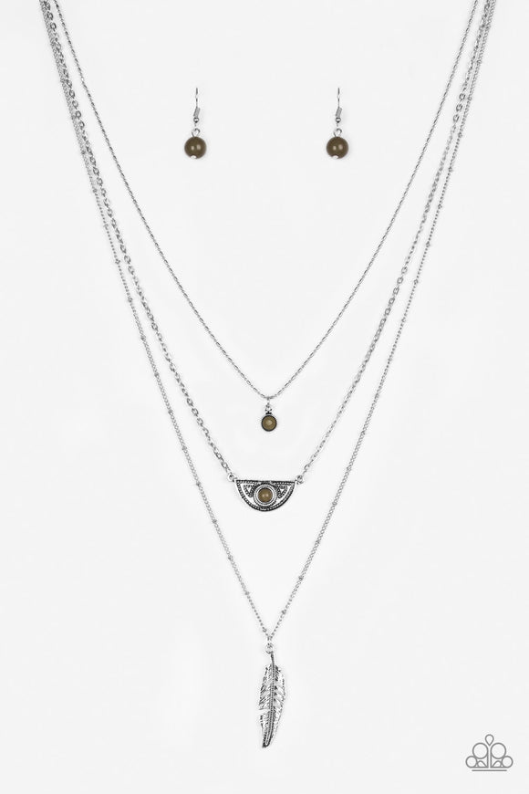 Sahara Sparrow - Green Necklace - Box 1 - Green