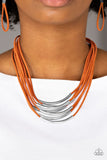 Walk the WALKABOUT - Orange Necklace - Box 5 - Orange