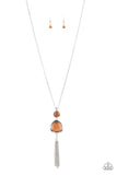 Have Some Common SENSE! - Orange Necklace - Box 4 - Orange