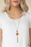 Have Some Common SENSE! - Orange Necklace - Box 4 - Orange