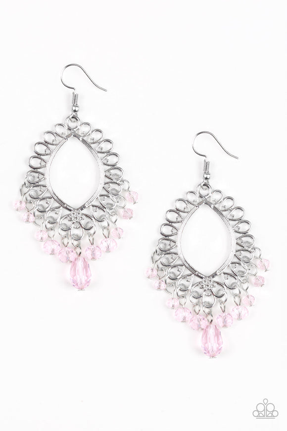 Just Say NOIR - Pink Earrings - Box PinkE5