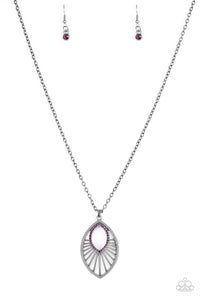 Court Couture - Purple Necklace - Box 5 - Purple