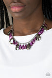 Hurricane Season - Purple Necklace - Box 4 - Purple