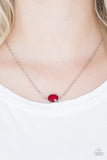 Fashionably Fantabulous - Red Necklace - Box 6 - Red