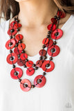 Catalina Coastin - Red Necklace - Box 4 - Red