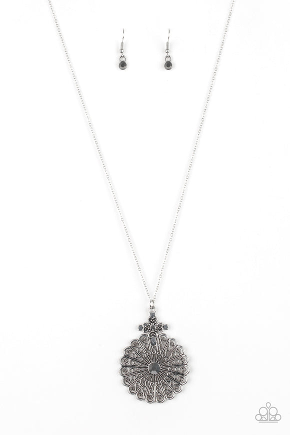 Walk On The WILDFLOWER Side - Silver Necklace - Box 13 - Silver