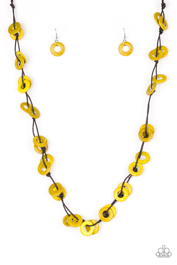 Waikiki Winds - Yellow Necklace