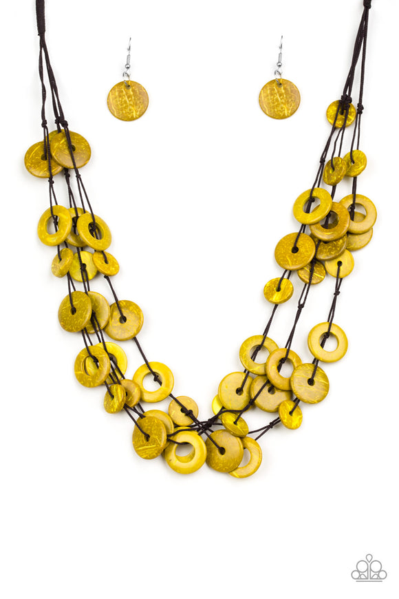 Wonderfully Walla Walla  - Yellow Necklace - Box 3