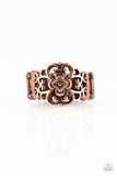 Fanciful FLOWER gardens - Copper Ring - Box 11