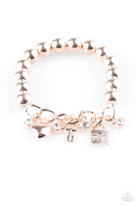 Feelin Flirtatious - Rose Gold Bracelet - Clasp Gold Box