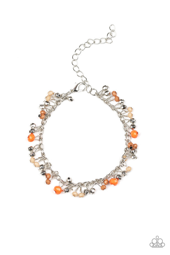 Aquatic Adventure - Orange Clasp Bracelet