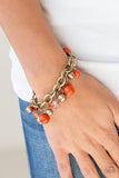 Grit And Glamour - Orange Clasp Bracelet