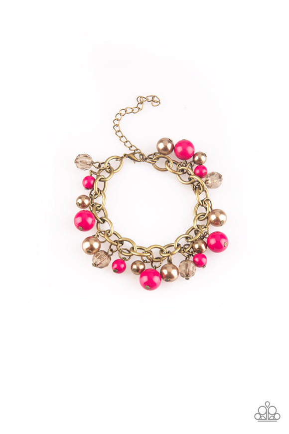 Grit And Glamour - Pink Clasp Bracelet