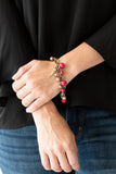 Grit And Glamour - Pink Clasp Bracelet