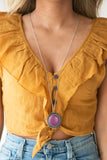 Run Out Of RODEO - Purple Necklace - Box 2 - Purple