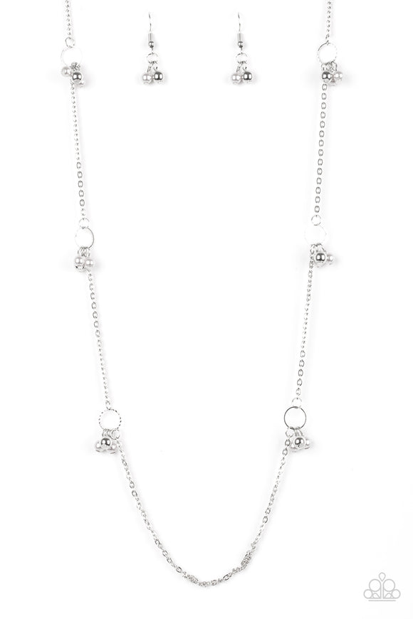 House Party Posh - Silver Necklace - Box 4 - Silver