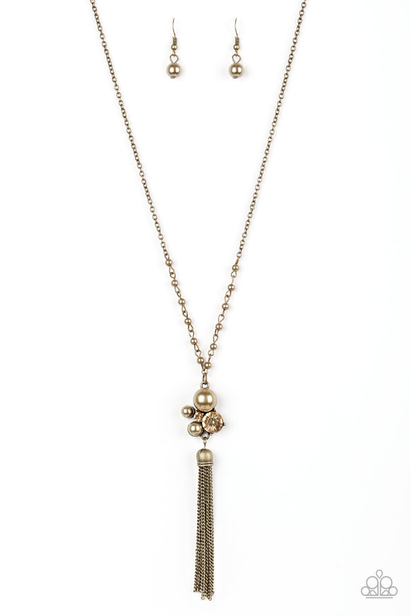 Uniquely Uptown - Brass Necklace - Box 6 - Brass