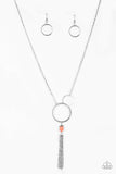 Offshore Odyssey - Orange Necklace - Box 3 - Orange