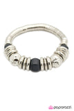 At The Right Time, In The Right Place - Black Stretch Bracelet