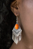 Mostly Monte-ZUMBA - Orange Earrings - Box OrangeE4