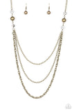 Ritz It All - Brass Necklace - Box 3 - Brass