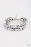 Metro Mix Up - Silver Bracelet - Stretch Silver Box