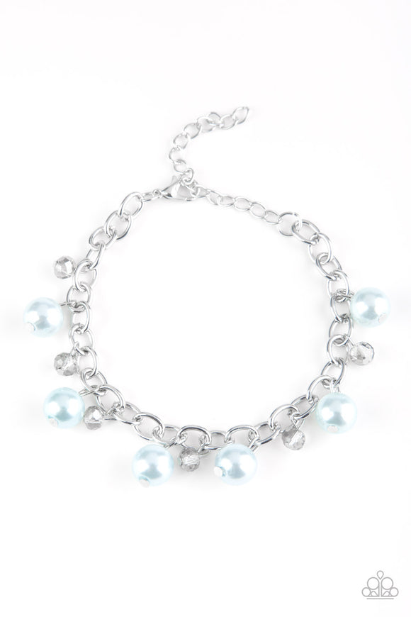 Country Club Chic - Blue Clasp Bracelet