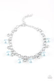 Country Club Chic - Blue Clasp Bracelet