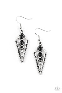 Terra Territory - Black Earring