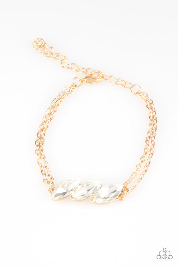 Pretty Priceless - Gold Bracelet - Clasp Gold Box