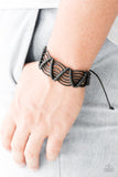 Rise To The Bait - Black Urban Pull Cord Bracelet