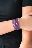 Back To BACKPACKER - Purple Clasp Bracelet