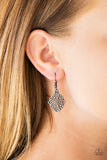 Flirty Florals - Black Earring