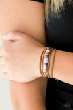 Clear A Path - Purple Urban Pull Cord Bracelet