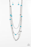 Glamour Grotto - Blue Necklace - Box 3 - Blue