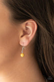 Flirty Foxtrot - Yellow Necklace - Box 3 - Yellow