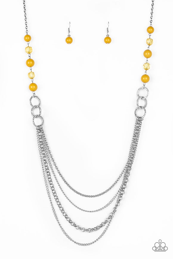Vividly Vivid - Yellow Necklace