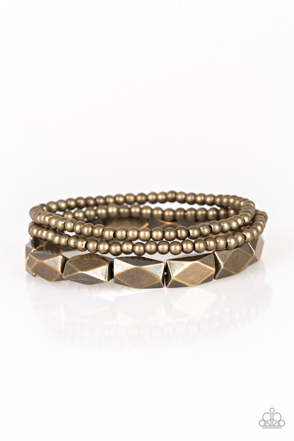 Metal Movement - Brass Stretch Bracelet