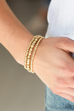 Let There BEAM Light - Gold Stretch Bracelet - Stretch Gold Box