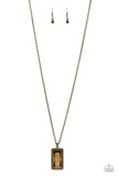 Bada BLING Bada Boom - Brass Necklace - Box 3 - Brass