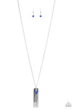 Because Of The Brave - Blue Necklace - Box 8 - Blue