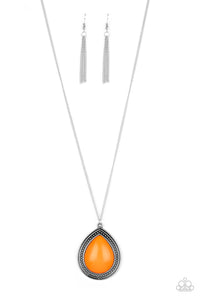 Chroma Courageous - Orange Necklace - Box 6 - Orange