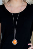 Chroma Courageous - Orange Necklace - Box 6 - Orange